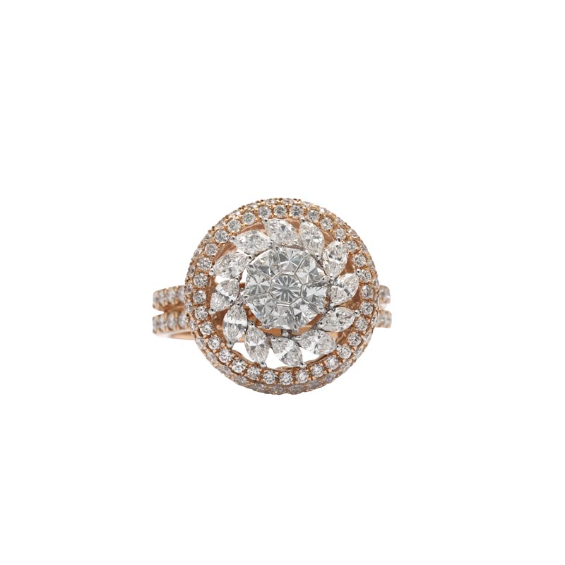 Diamond Finger Ring, Ladies (Cocktail)