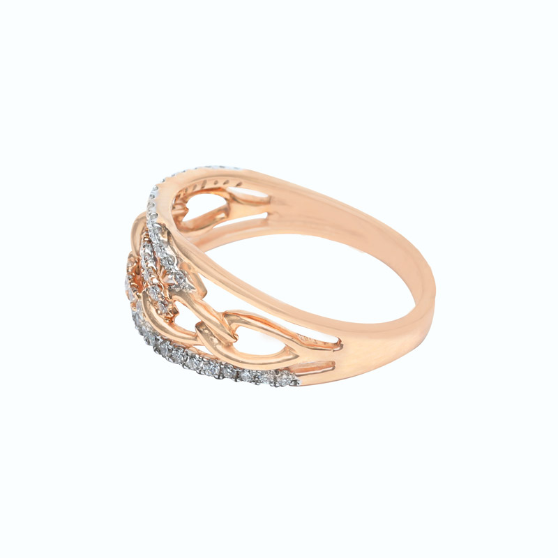 Diamond Finer Ring (Ladies-  Color Stone)