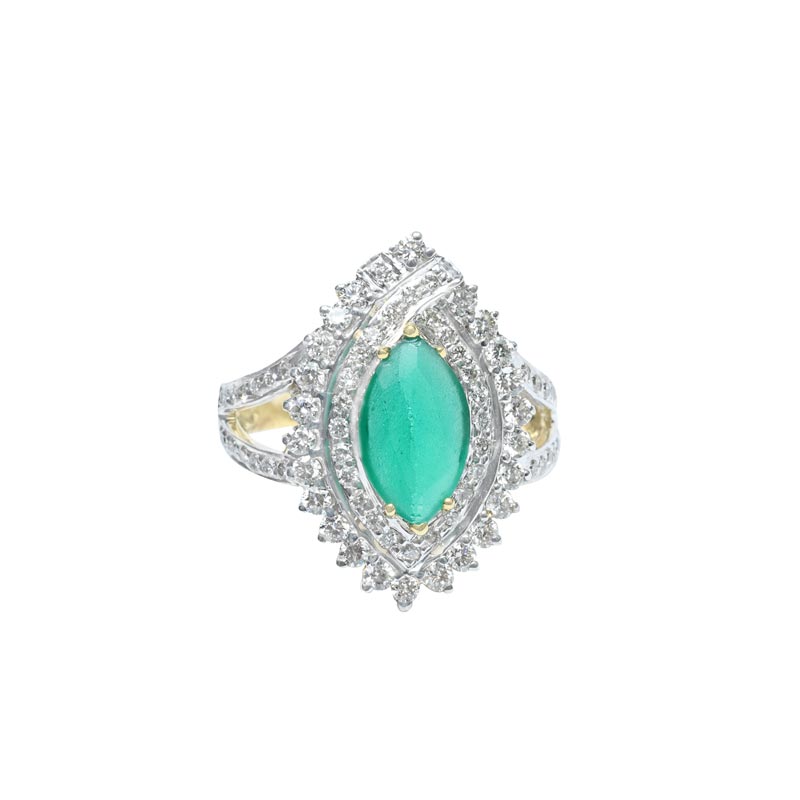 Diamond Ring,  Ladies (Colour Stone)