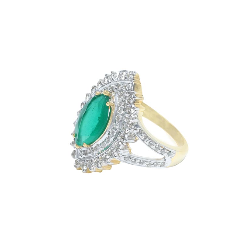 Diamond Ring,  Ladies (Colour Stone)