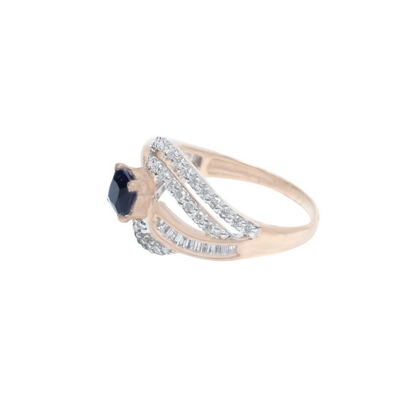 Diamond Ring,  Ladies (Colour Stone)