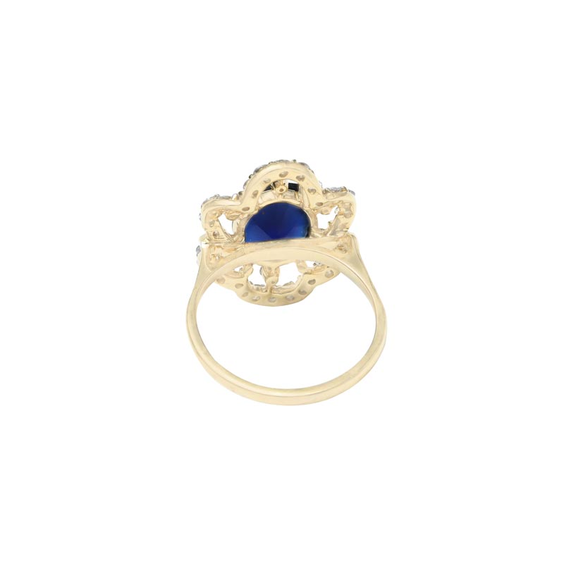 Diamond Ring, Ladies (Colour Stone)