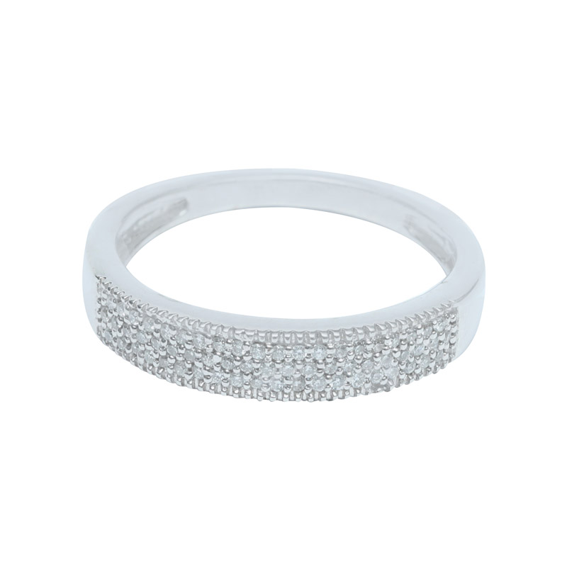 Diamond Finger Ring (Ladies- Band)  