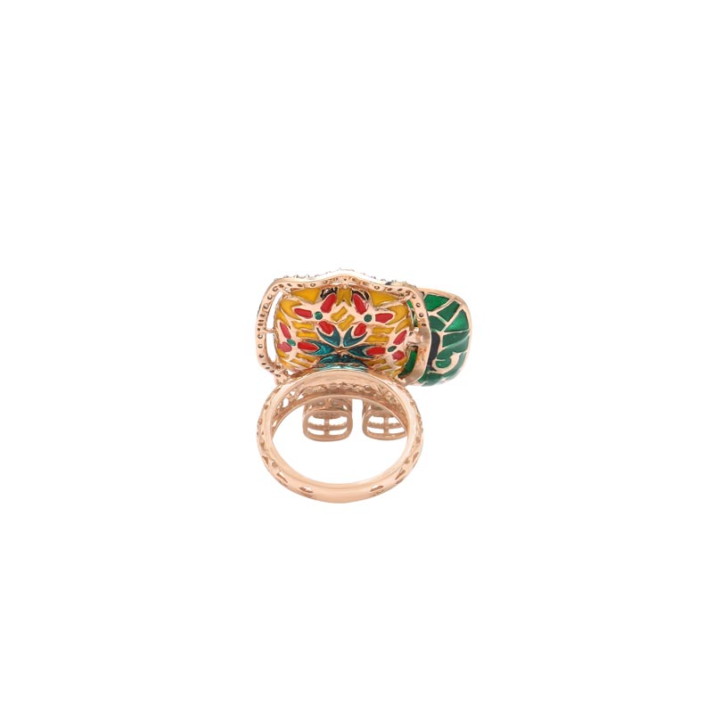 Finger Ring Colour Stone Ladies  (Cocktail)