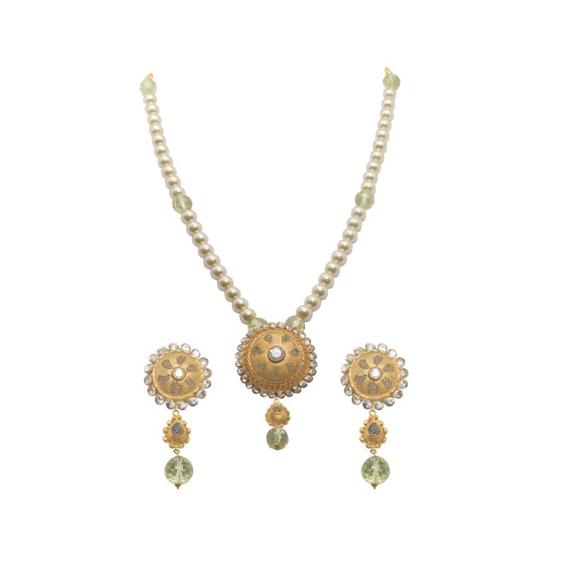 Gold Pendant Set 