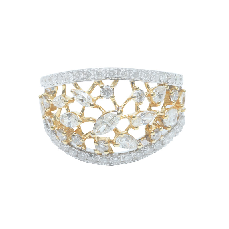 Diamond Finer Ring (Ladies-Cocktail) 