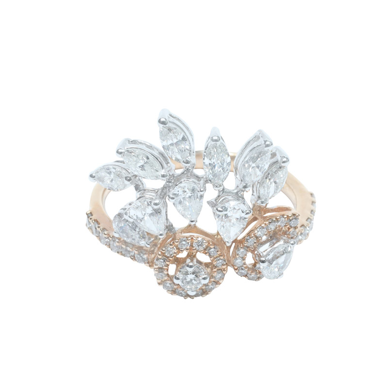 Diamond Finer Ring (Ladies-Cocktail)  