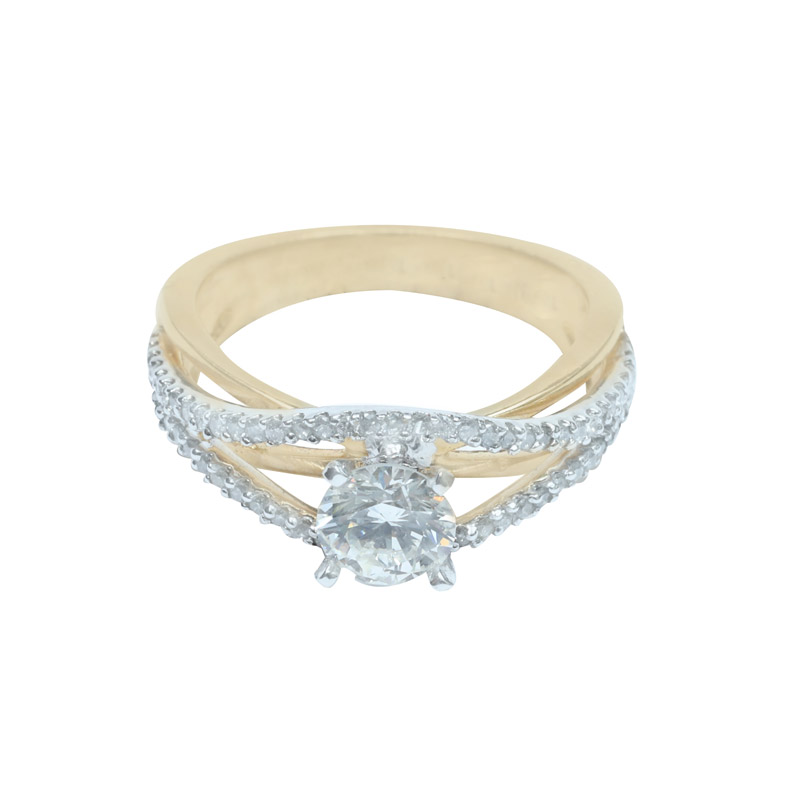 Diamond Finer Ring (Ladies-Solitaire)