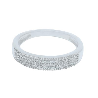 Diamond Finger Ring (Ladies- Band)  