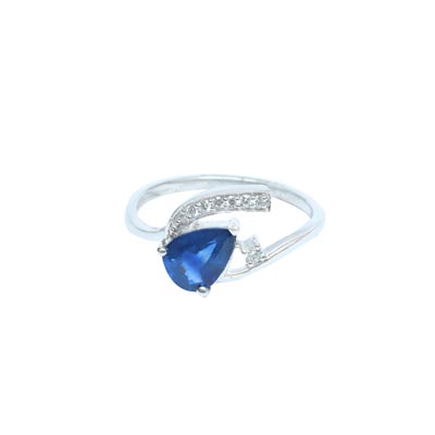 Diamond Ring,  Ladies  (Colour Stone)