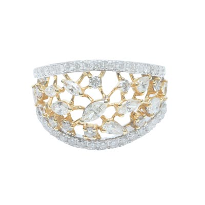 Diamond Finer Ring (Ladies-Cocktail) 